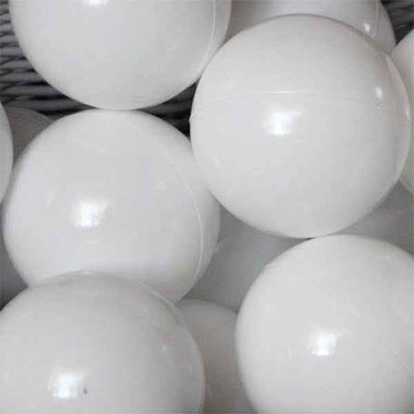 Ballenbad - ball pit - rond grijs - incl 200 ballen grijs-zwart-wit